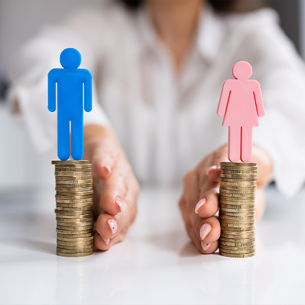 divorcing couple and financial split