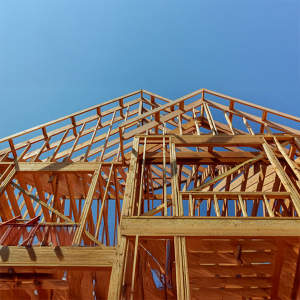 framing of a new home