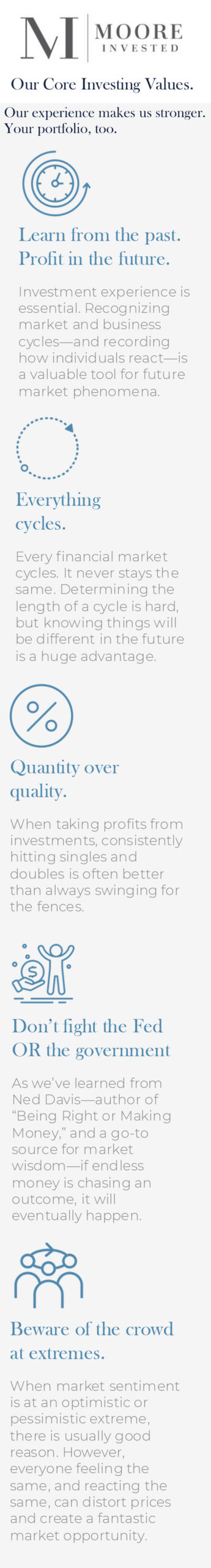 core investment values